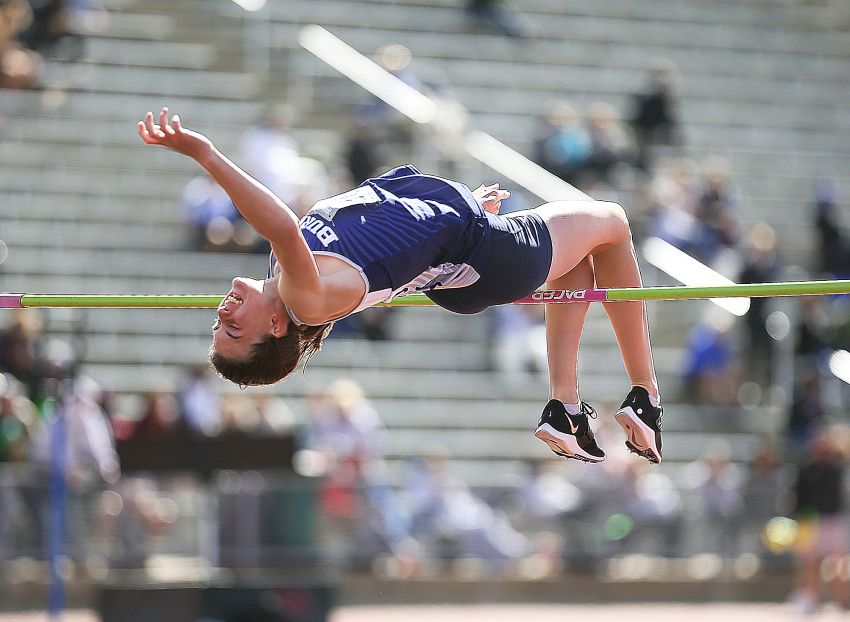 Burke girls dominate action at South Central Conference track meet